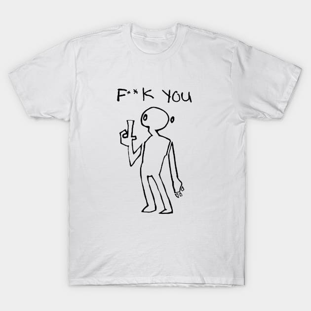 F**k You T-Shirt by Pastelideas